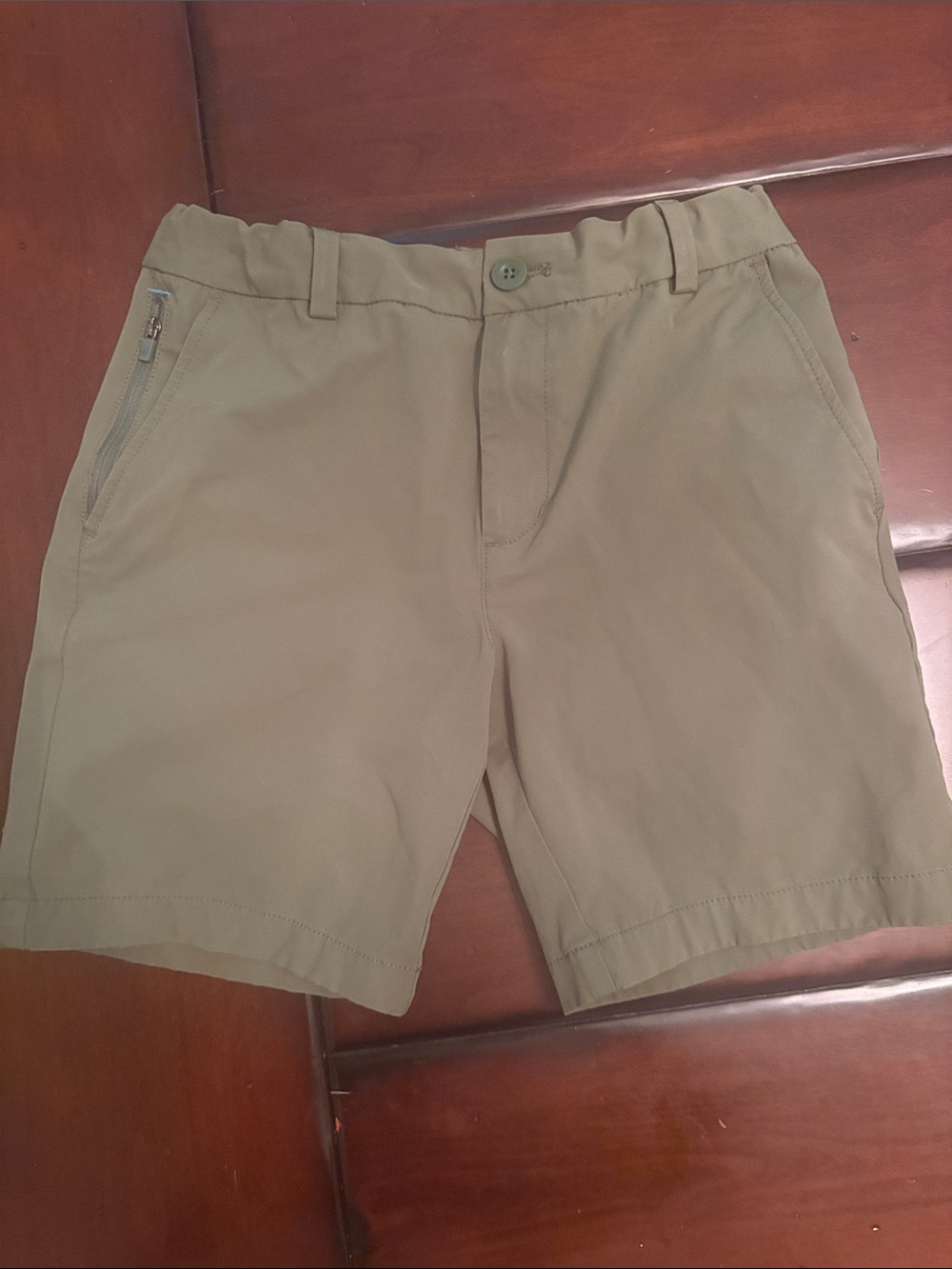 Boys Vineyard Vines Performance Olive Green Shorts